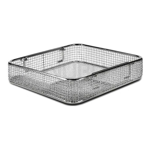 Stainless Steel Surgical Instruments Tray Custom <b>Wire</b> Mesh Trays Hollow Ware Medical Sterilization <b>Basket</b> Tray - Product Image 1