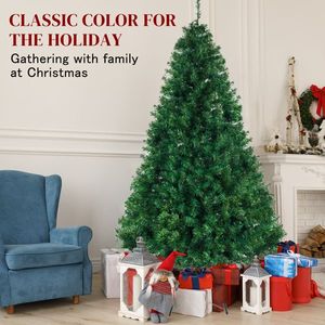 Alightup Albero di Natale in PET Pre-Illuminato a Batteria, 180 cm, 1050 Rami, Albero Innevato di Alta Qualità per Decorazioni Esterne - Product Image 6