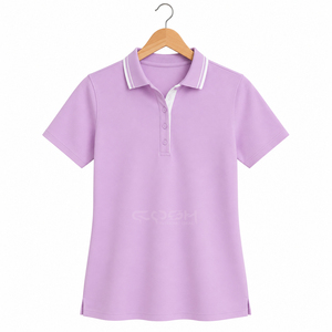 Polo Personalizado para Mujer, 100% Poliéster, Secado Rápido, Camiseta Polo de Golf de Manga Corta, Transpirable, Absorbe la Humedad, Uniforme - Product Image 1
