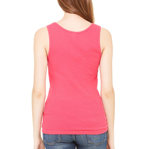 Débardeur tricoté pour femme, col rond, couleur unie, vêtement décontracté, mélange de coton et de spandex, longueur normale - Product Image 5