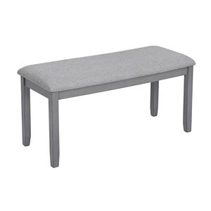 Set da Pranzo Moderno 6 Pezzi: Tavolo Rettangolare in Legno con 4 Sedie Imbottite e Panca per 6 Persone - Product Image 3