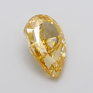Diamante Suelto Certificado IGI de Laboratorio, Forma de Pera, Color Amarillo Marrón Intenso, 2.08 Quilates, Nuevo Formato de Patrón - Product Image 4