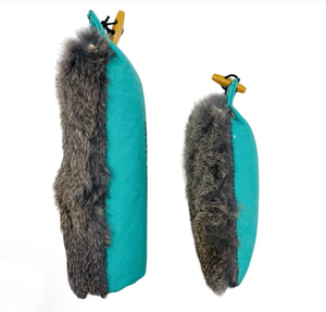 Realistic Fur-Covered Teal Dog Training <b>Dummy</b> with Rope Handle – Field Training Accessory All Weather Use - Product Image 4