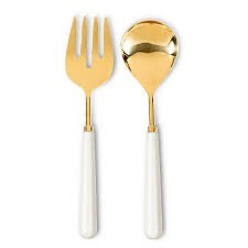 Modern Metal Salad <b>Server</b> Set Stylish <b>Buffet</b> Serving Accessories for Commercial Use - Product Image 3
