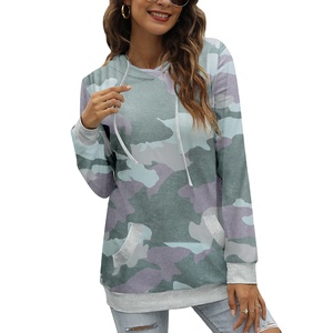 Ropa de mujer Sudadera con capucha Ropa de exterior de calidad superior Estilo de Jersey Diseño impreso personalizado - Product Image 1