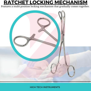 Herramienta Reutilizable de Moda para Perforaciones Corporales Quirúrgicas, Pinzas de Acero Inoxidable de Alta Calidad para Tatuajes y Perforaciones de Nariz, Oreja y Labio - Product Image 4