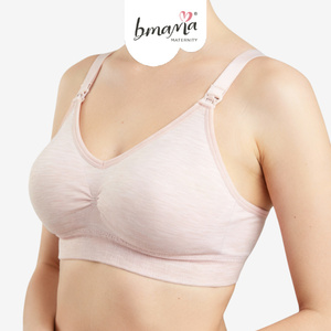 Sujetador Deportivo de Lactancia de Algodón Bmama Sin Varillas |   Sujetador de Maternidad para Lactancia, Sin Costuras, con Relleno Extraíble, Cómodo - Product Image 3