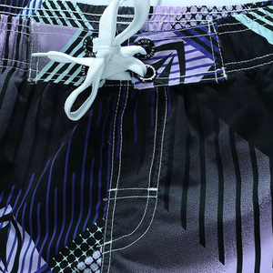 Pantalones Cortos Deportivos de Hombre, Tejidos, Vintage, de Alta Demanda, con Estampado Descolorido, Impermeables, Transpirables, de Secado Rápido, Lavables, con Cintura Elástica - Product Image 4
