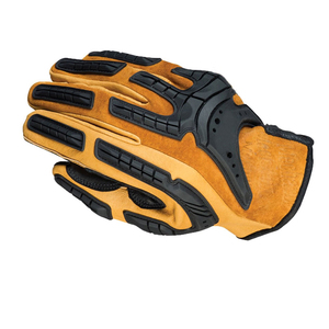 Gants de travail en cuir résistants aux chocs pour l'assemblage, le jardinage, la mécanique, l'entrepôt, la taille des fleurs, gants de sécurité - Product Image 4