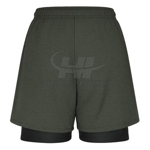 New Style Casual <b>Mid</b> Waist Solid Color High Quality Premium Men's Gym Shorts Quick Dry Spandex/Polyester Hot Selling - Product Image 6