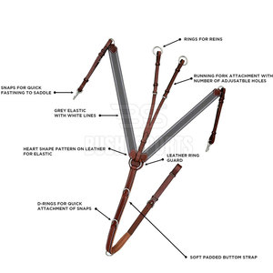 Pechera para Caballo Hecha en Pakistán, Ajuste Flexible, Diseñada para un Soporte y Comodidad Equilibrados - Product Image 3