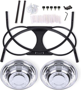 Soporte para Tazón de Perro de Acero Inoxidable, Plato para Comida y Agua para Perros y Mascotas, Estación de Alimentación Antideslizante para el Hogar - Product Image 3