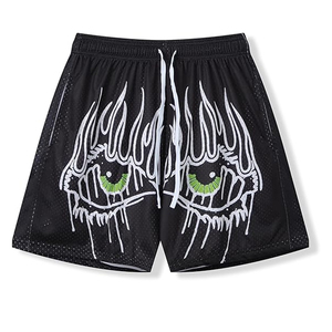 Pantalones Cortos Deportivos de Malla Sublimada de Verano, de Alta Calidad, Secado Rápido, para Hombre - Product Image 1