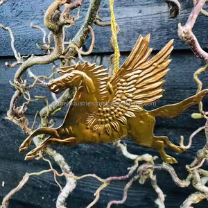 Adornos colgantes de árbol de Navidad de metal ecológicos modernos con diseño de colgante de hada - Product Image 5