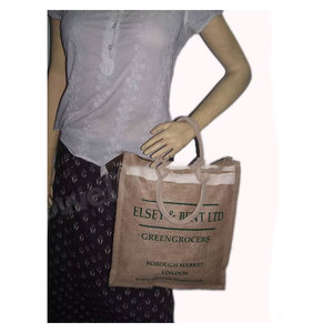 Reusable Jute Shopping <b>Bag</b> Eco Friendly Durable Natural Fiber Grocery Tote <b>Bag</b> Heavy Duty Multipurpose Carry <b>Bag</b> Sustainable - Product Image 3