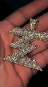 Colgante Personalizado de Moissanita para Hombre, Plata 925, Oro 9K 10K 14K 18K, Colgante Personalizable, el Mejor Regalo de Cumpleaños - Product Image 2