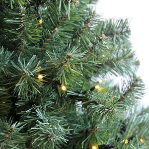 Albero di Natale Artificiale Pre-Illuminato da 180 cm con Supporto Pieghevole, Albero Natalizio con Articolazioni - Product Image 4