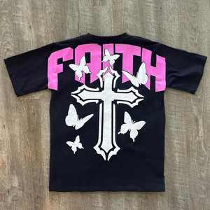 Camiseta de Moda para Mujer, 100% Algodón, Tejido Transpirable, Ecológico, Impresión Digital, Proveedor Mayorista OEM - Product Image 5