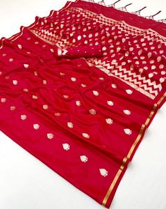 Bollywood Designer Pure silk Zari Tissue Handloom Silk With Weaving Border, Wedding Wear <b>Saree</b>, Designer Party Wear <b>Saree</b> - Product Image 4