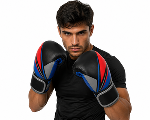 Guantes de Boxeo Internacionales Dumela, Cuero PU, Negro, Rojo, Azul, Equipo de Entrenamiento y Combate - Product Image 3