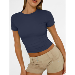 Ropa Deportiva Femenina de Alta Calidad, Chaleco sin Mangas de Color Sólido con Logotipo Personalizado, Top de Yoga de Secado Rápido, Diseño sin Costuras - Product Image 2