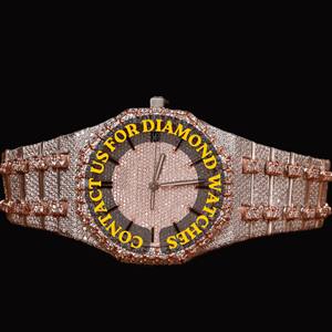 Reloj Hip Hop con Diamantes de Imitación, Estilo Lujoso, Ideal para Fiestas, Cumpleaños y Eventos, Proveedor Indio, Venta al Por Mayor - Product Image 1