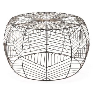 Premium Metal Center <b>Table</b> with Contemporary Styling and Scratch Resistant Powder Coated Finish - Product Image 1