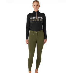 Leggings, collants et pantalons d'équitation taille haute pour femmes, hommes et enfants avec silicone - Product Image 3