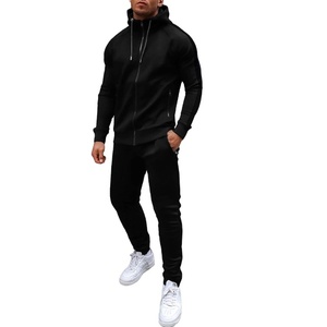 Ensemble de survêtements pour hommes personnalisés 2024, jogging 2 en 1, streetwear, respirant, polyester/coton écologique, hiver - Product Image 1