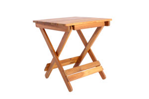 Mesa Auxiliar de Madera con Líneas Estructurales Limpias y Distribución de Peso Equilibrada para Mantener la Estabilidad Durante el Uso Regular - Product Image 6