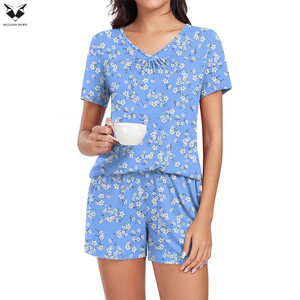 Conjunto de Dos Piezas de Ropa Deportiva y Casual para Mujer, Camiseta y Pantalones Cortos con Diseño Sublimado, Precio al por Mayor 2026 - Product Image 3