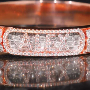 Pulsera de Moissanita con Dijes y Colgantes, de Plata de Ley 925 con Incrustaciones, Hecha a Mano, de Lujo, Bañada en Oro de 18K, Certificada GCI IDGL, Joyería para Fiestas - Product Image 5