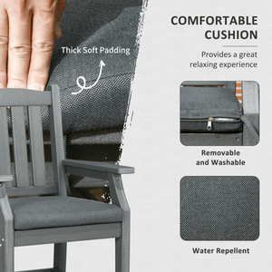 ชุดเฟอร์นิเจอร์สำหรับลานบ้านพร้อมชิ้นส่วนสำหรับตกแต่งสวน - Product Image 4