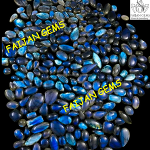 Pierres précieuses en vrac 100 % naturelles, en cristal de labradorite, faites à la main, de haute qualité, formes variées, certifiées, tailles personnalisables - Product Image 2