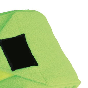 Bandages de protection pour jambes de cheval en polaire de couleur unie pour les soins équins Vert - Product Image 6