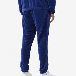 Survêtement à capuche en polaire écologique, mélange de coton, léger, vêtements de sport d'hiver, ensemble jogging deux pièces pour hommes - Product Image 6