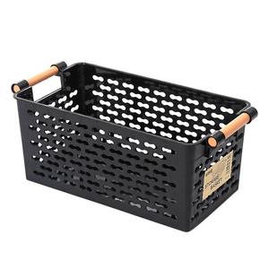 <b>Plastic</b> Storage <b>Baskets</b> Pantry Organizer Bins for Kitchen Cabinets Countertop and Household Organization - Product Image 2