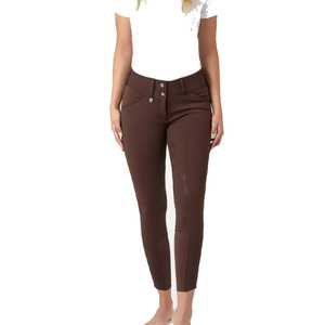 Latest Arrival Low MOQ Horse Riding Full Seat Breathable Custom Color Horse Riding Equestrian Clothing <b>Women</b> Leggings - Product Image 3