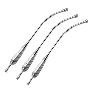 3 tubes d'aspiration Yankauer pour adultes, 14 pouces |   Instruments chirurgicaux d'aspiration réutilisables par Mahfooz Instruments - Product Image 6