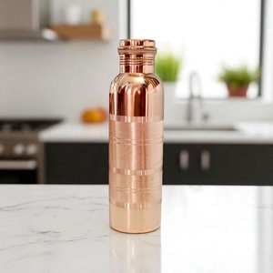 Bouteille d'eau en cuivre de qualité supérieure, design moderne, portable, pour la maison, le bureau, les voyages, l'extérieur, style européen, vente chaude - Product Image 2