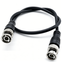Système de sécurité CCTV, câble coaxial BNC mâle-mâle RG58 RG59 75 ohms, 1m, 2m, 3m, 5m, 10m, avec connecteur à baïonnette
