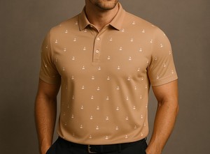 Designer Stylish Men Dry Quick Polyester Spandex Breathable Four-Way Stretch Eco-Friendly Lightweight Custom Solid Golf Woven - Product Image 6