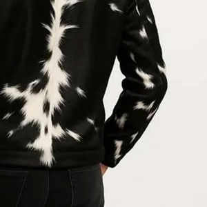 Vestes en cuir de vachette à prix abordable, veste d'hiver pour homme, veste longue en cuir de vachette, style bomber vintage, options personnalisées - Product Image 6