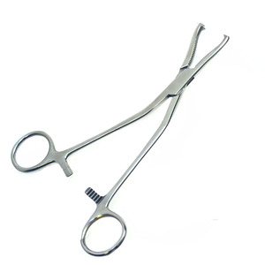 Pince à maintenir les os orthopédiques personnalisée Dingman, à manche courbé, en acier inoxydable chirurgical - Product Image 2