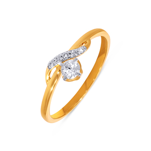 แหวนทองคำขาว 14K สำหรับผู้หญิง ประดับเพชรทรงกลม 0.30 กะรัต แหวนทองคำขาว 14K แบบแยกส่วน ประดับเพชรทรงกลม 1.00 กะรัต - Product Image 3