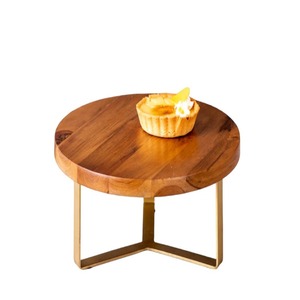 Top Demanded Luxury Wooden Cake <b>Stand</b> with Golden Legs for <b>Cupcake</b> Display or Party Decoration Available for Wholesale Supply - Product Image 4