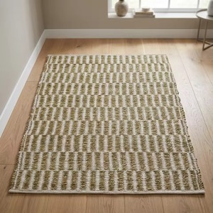 Tapis en jute tressé moderne sur mesure, tissé à la main, durable, élégant, en fibres naturelles, pour salon et chambre à coucher - Product Image 1