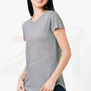 T-shirts pour femmes sur mesure, durables, style tendance, impression de logo, service OEM disponible - Product Image 2