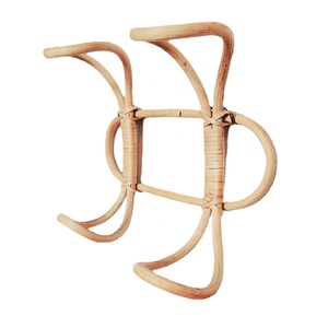 Étagère murale de rangement en rotin naturel personnalisée OEM Étagère tissée Tenture murale plante de décoration pour chambre d'enfants Fabricant du Vietnam - Product Image 3