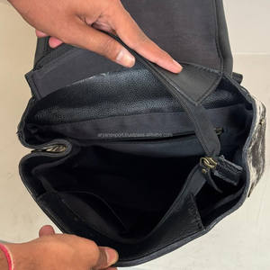 Sac à dos grande capacité pour femmes sacs à main de haute qualité en cuir de vachette usiné à la main Vintage sac à dos sacs d'école sacs à dos de voyage - Product Image 6